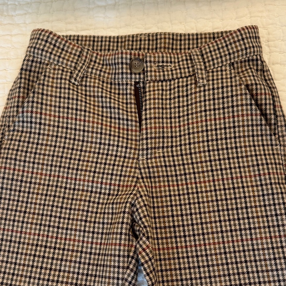 The Beaufort Bonnet Company Houndstooth Dress Pants in Brown, Black, Red